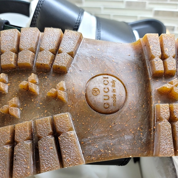 New Men's Unused Super High-End Couture Hand-Made Couture Cirano Gucci Sandals - Picture 9 of 16